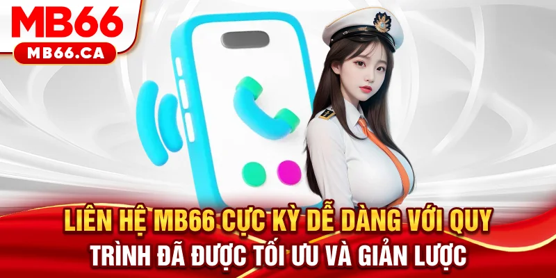 Liên hệ MB66 Liên hệ MB66 cực kỳ dễ dàng với quy trình đã được tối ưu và giản lược